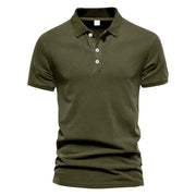 Fashion Casual Men's Solid Color Short Sleeve