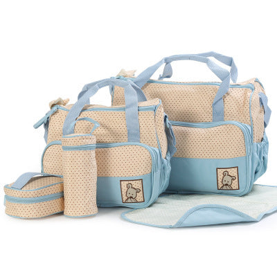 Baby Diaper Bag Suits For Mom Baby Bottle Holder Mother  Maternity Nappy Bags Sets