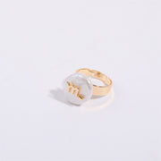 12 Constellation Niche Design Irregular Ring