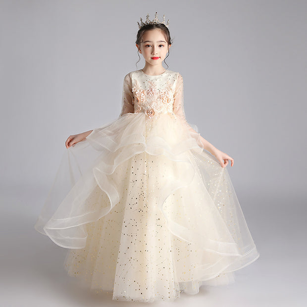 Children Dress Princess Dress Girl Girl Host Evening Dress