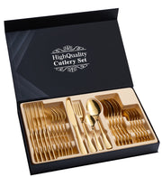 Stainless Steel Cutlery Set 24-Piece Gift Cutlery Steak Cutlery Gift Box