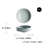 Household Dinner Plate, Flat Plate, Bowl And Plate Set