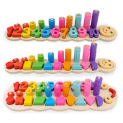 Early Childhood Education Wooden Logarithmic Board