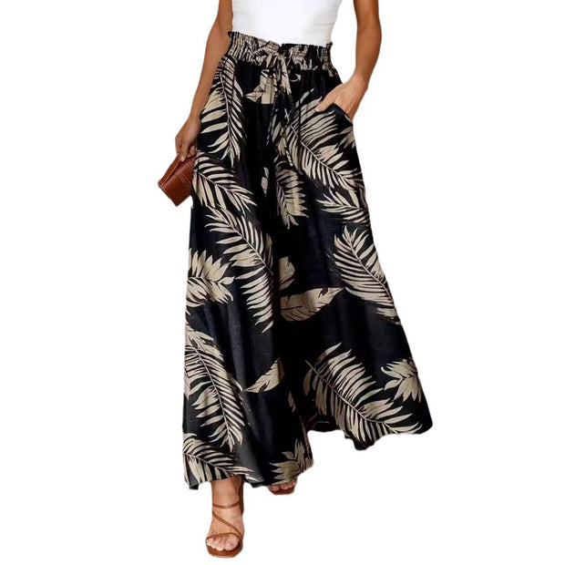 High Waist Summer New Women's Wide-leg Pants