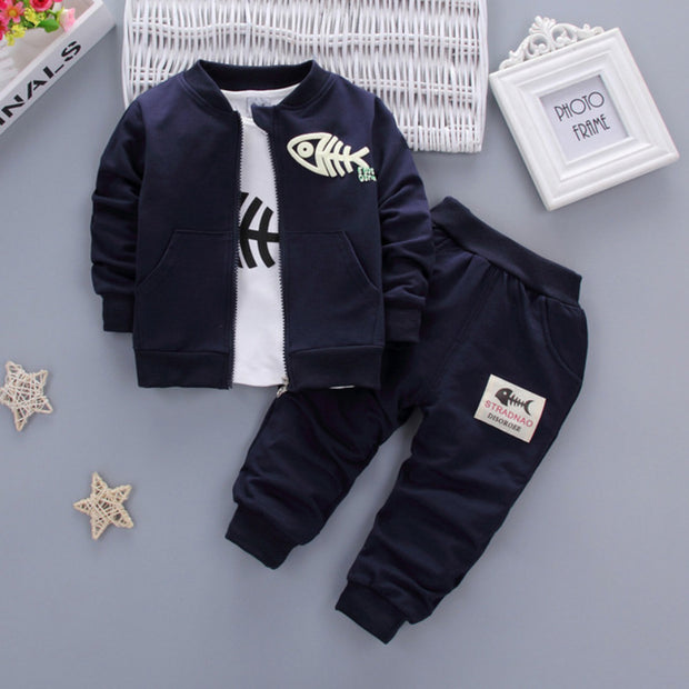 Children's three-piece children's clothing