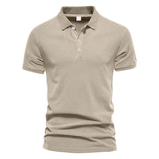 Fashion Casual Men's Solid Color Short Sleeve