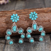 Fashion Personality Bohemian Style Turquoise Earrings