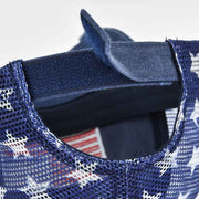 American Flag Embroidered Mesh Cap