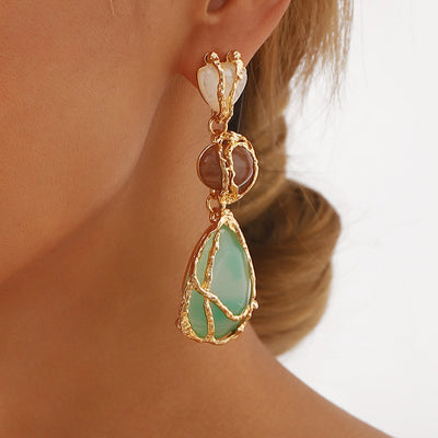 Water Drop Geometry Earrings