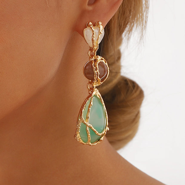 Water Drop Geometry Earrings