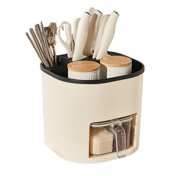 Kitchen Storage Multifunctional Large-capacity Chopstick Spoon Storage Holder Cutlery Knife Fork Kitchen Tools