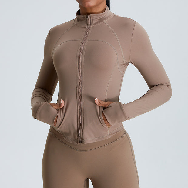 Outdoor Running Yoga Clothes Long Sleeve