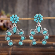 Fashion Personality Bohemian Style Turquoise Earrings