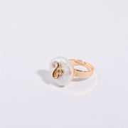 12 Constellation Niche Design Irregular Ring