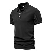 Fashion Casual Men's Solid Color Short Sleeve