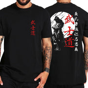 Japanese Samurai Spirit T-shirt Japanese Style Back Printing