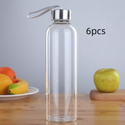 Transparent Sports Glass Bottle