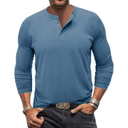 Men's Long-sleeved T-shirt Round Neck