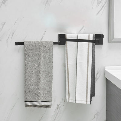 Non-perforated Bathroom Towel Rack