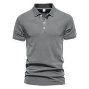 Fashion Casual Men's Solid Color Short Sleeve