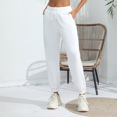 Fur Sweatpants Casual Sports Jogging High Waist Loose Tappered Home Casual Pants