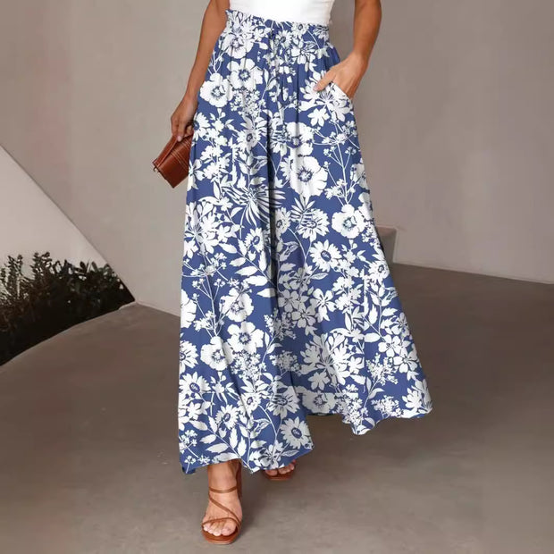 High Waist Summer New Women's Wide-leg Pants