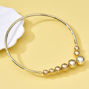 High Profile Fashion Pearl Necklace Small Golden Beads Clavicle Chain