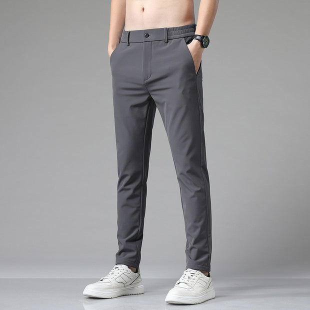 Solid Color Casual Suit Pants Men's Thin