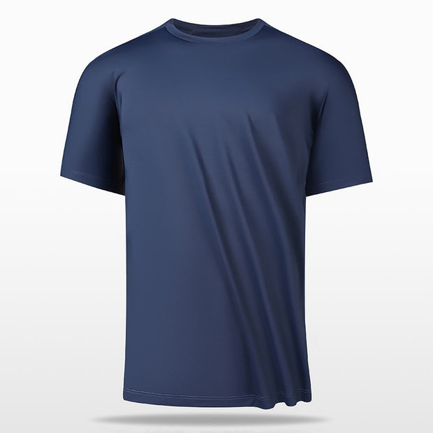 Ice Silk Thin Antibacterial Quick-drying Short-sleeved T-shirt